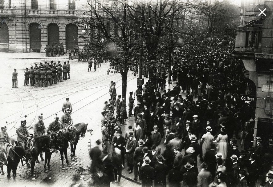 Der Generalstreik von 1918 war eine der härtesten Konfrontationen zwischen Arbeitern und Bürgertum – auch in Feuerthalen.
