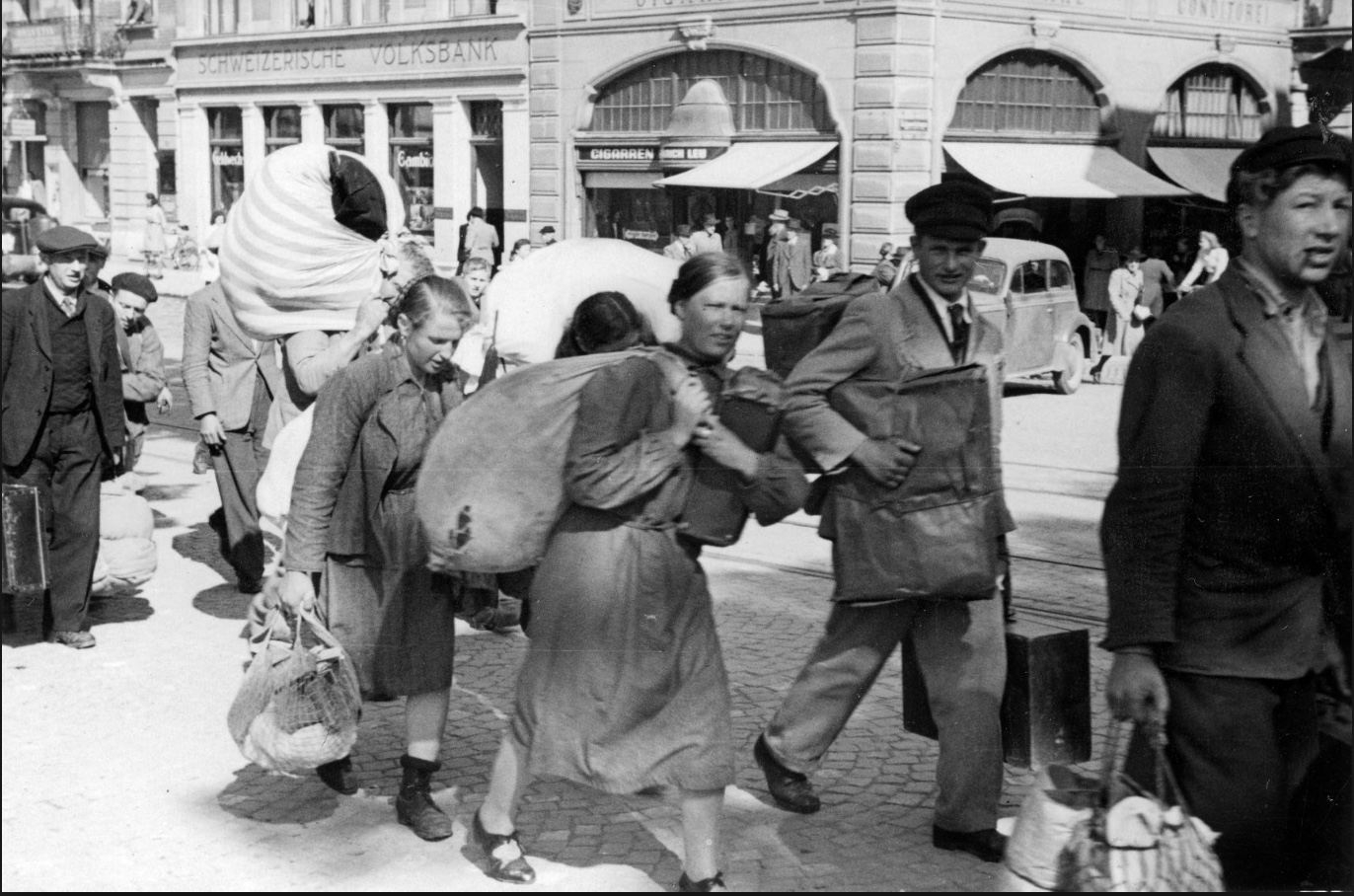Im April 1945 fliehen Tausende über die Schaffhauser Grenzen vor den Kriegswirren in die Schweiz.